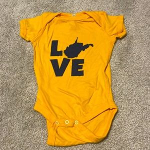 WVU Infant Onesie